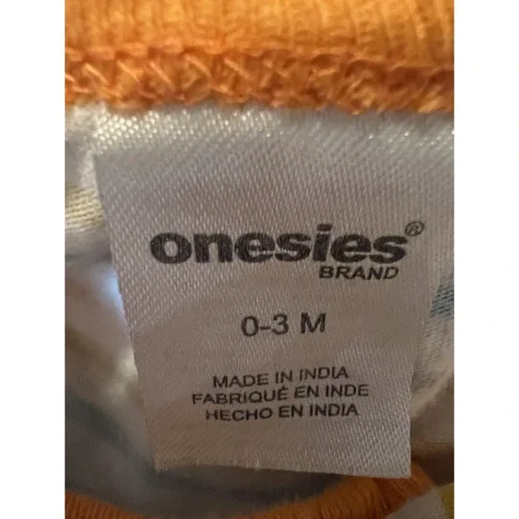 Onesies Gerber Brand Long Sleeve Onesie Sleepers Set Of 2  0-3 Months - Picture 5 of 6